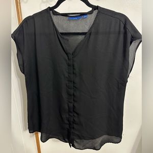 Button up Business Causal Blouse